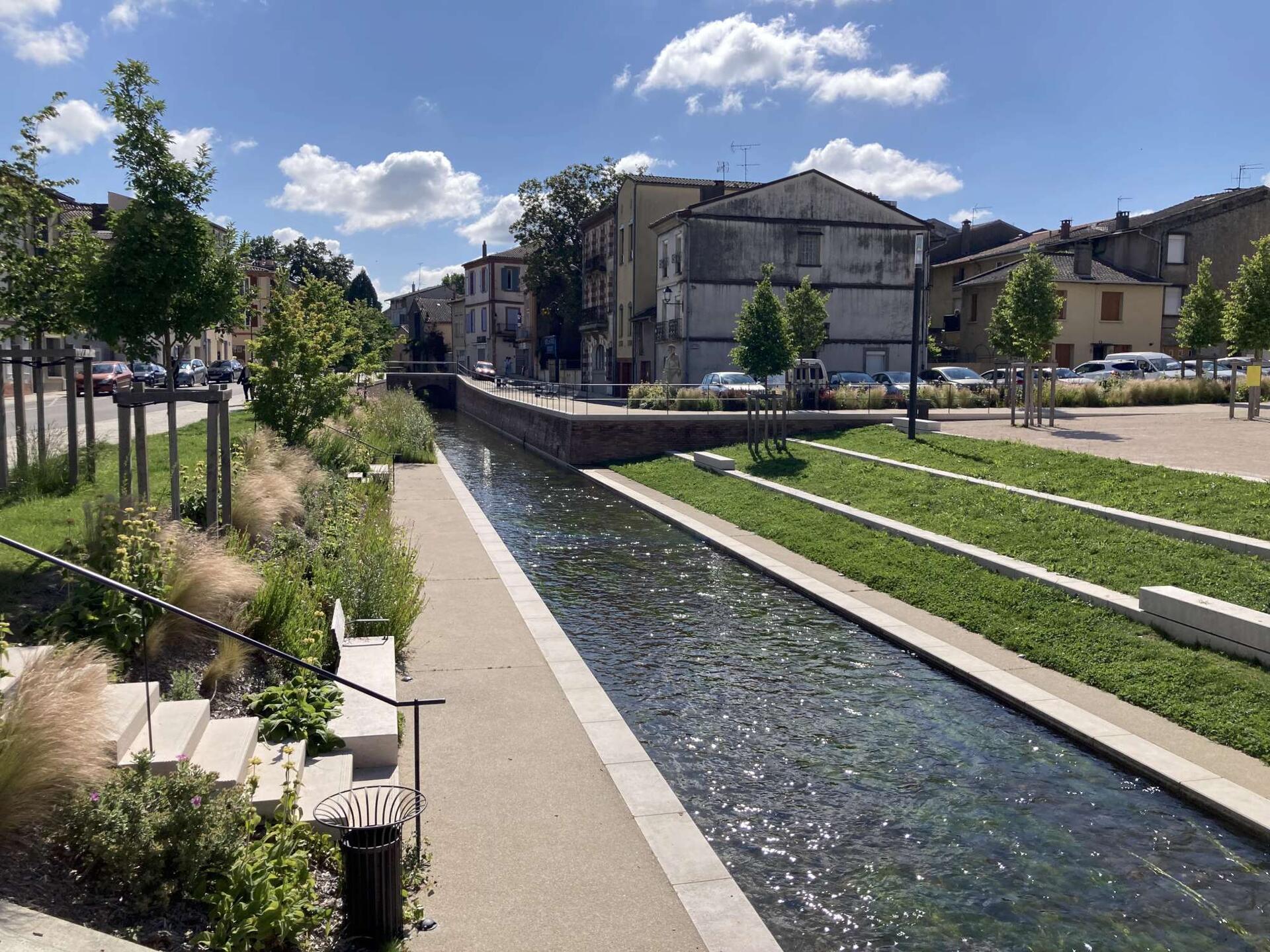 Photo du canal de Loumet à Pamiers
