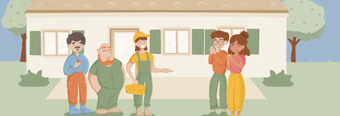 BD "Les pros font de la réno" - Tome 1