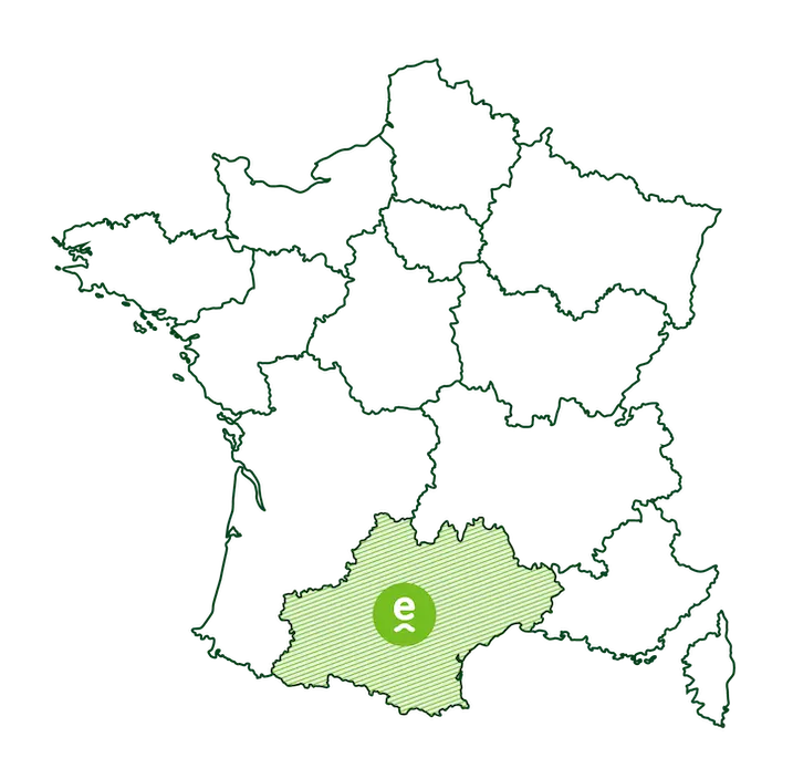Carte Envirobat Occitanie