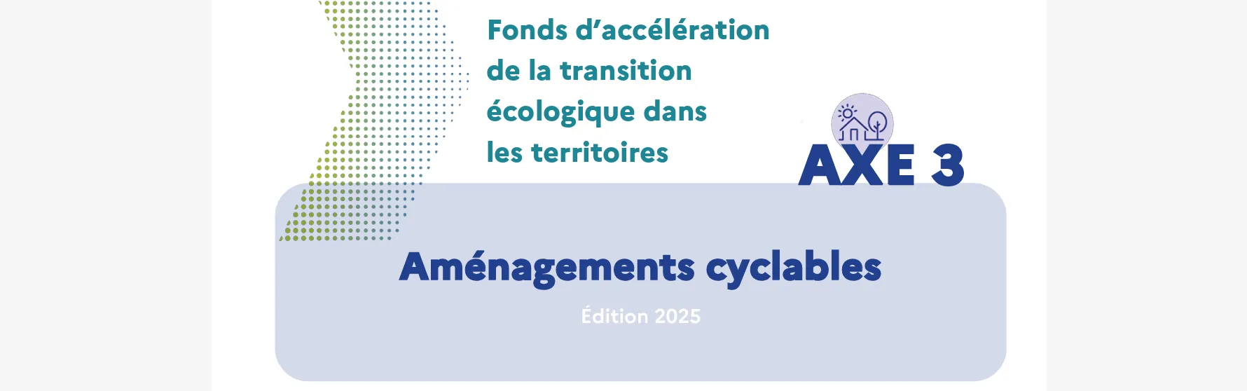 Le fonds vert | financement des aménagements cyclables [AXE 3]