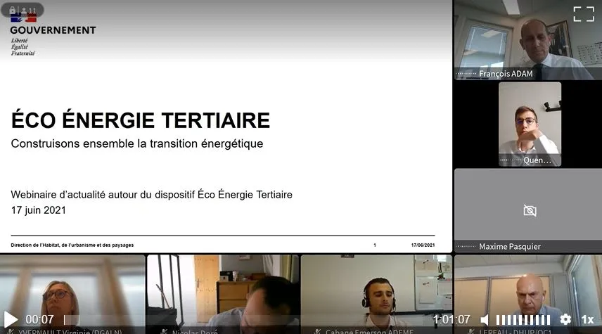 WEBINAIRE | Eco Energie Tertiaire : construisons ensemble la transition énergétique