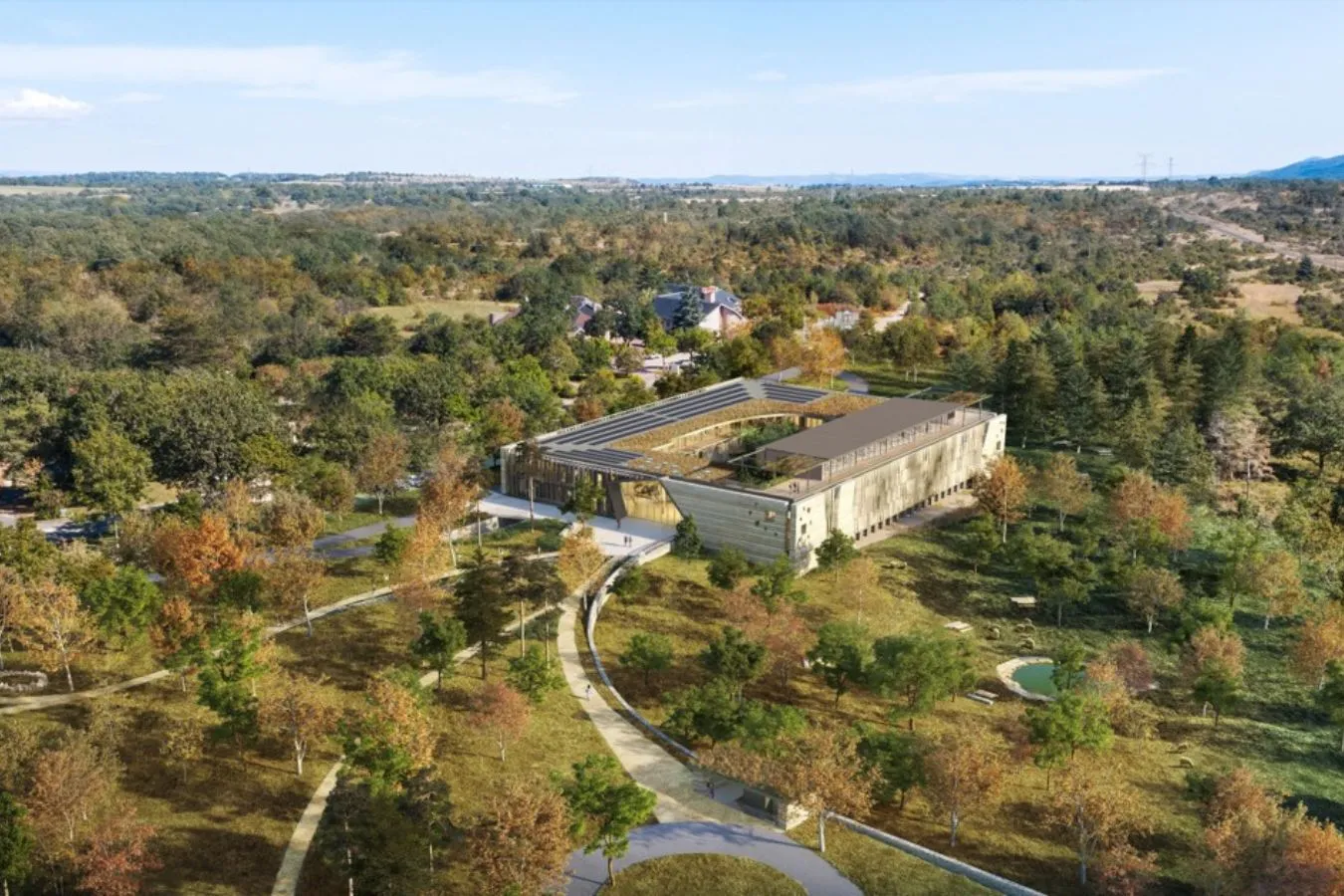 Siège départemental du Crédit Agricole | Montrozier (12) - Logo