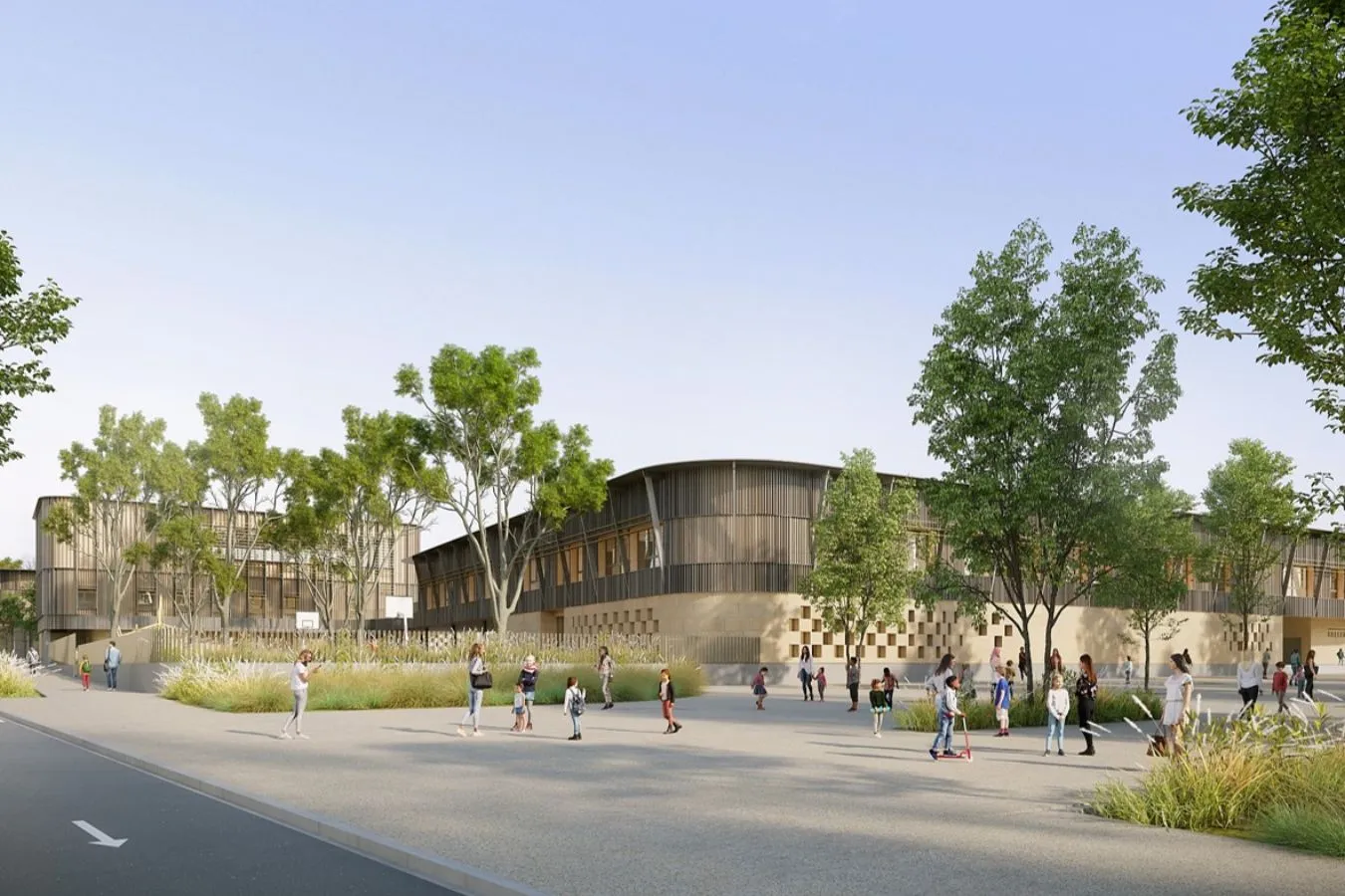 Pôle éducatif des Halles Sud à la Mosson | Montpellier (34) - Logo