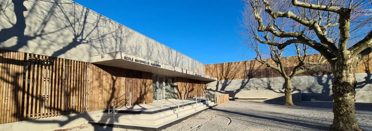 Ecole maternelle Alice Brun et cuisine de production | Quissac (30) - Logo