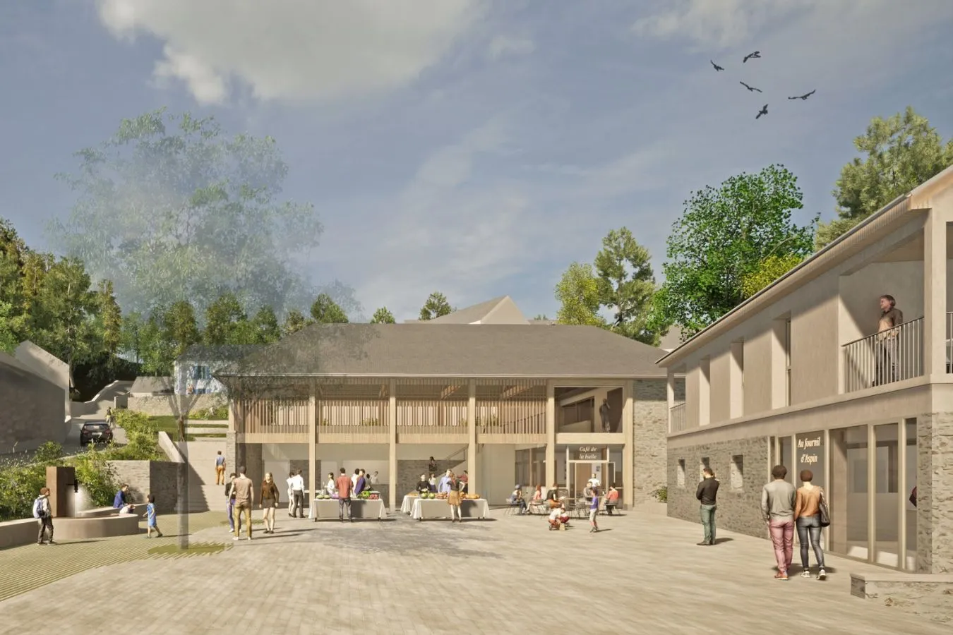 Cœur de bourg | Aspin-en-Lavedan (65) - Logo