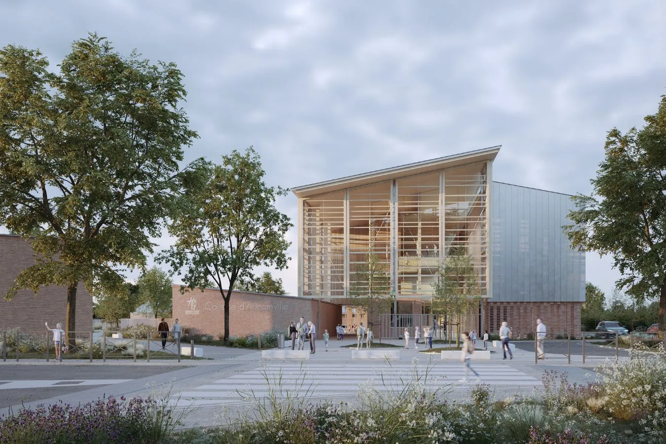 Collège | Aucamville (31) - Logo