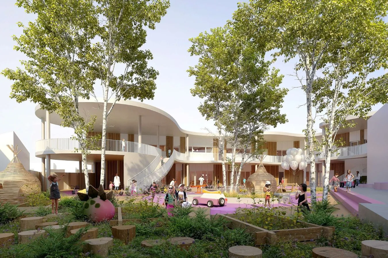 Groupe scolaire | Prades-le-Lez (34) - Logo