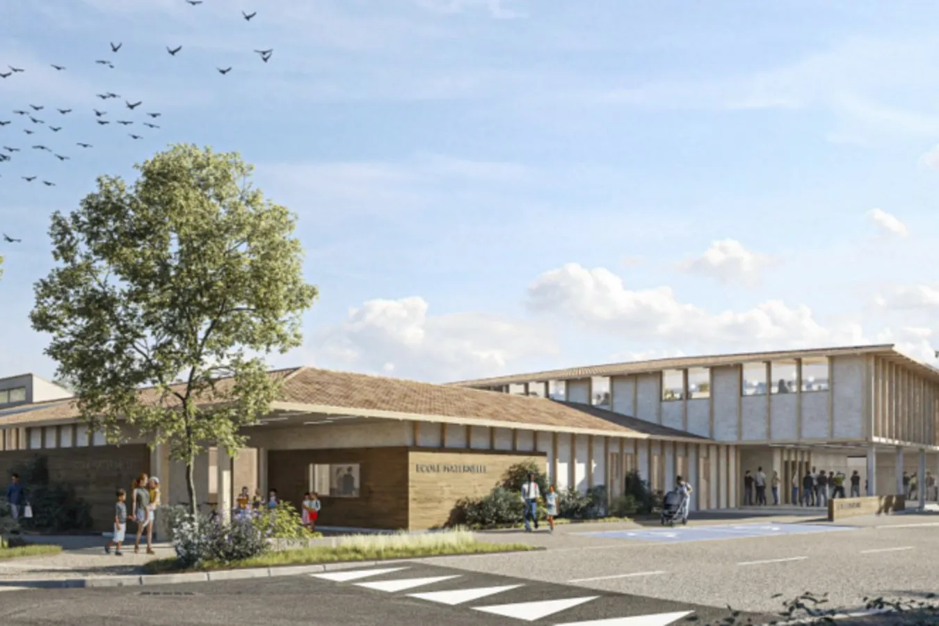 Groupe scolaire | Montfrin (30) - Logo