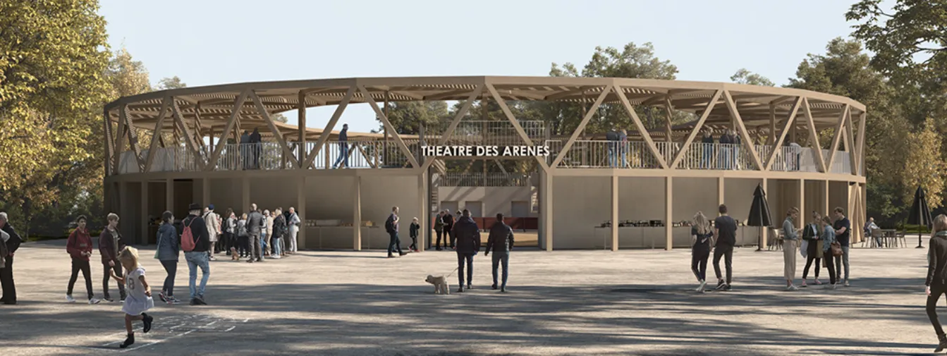 Théâtre des Arènes | Entre-Vignes (34) - Logo