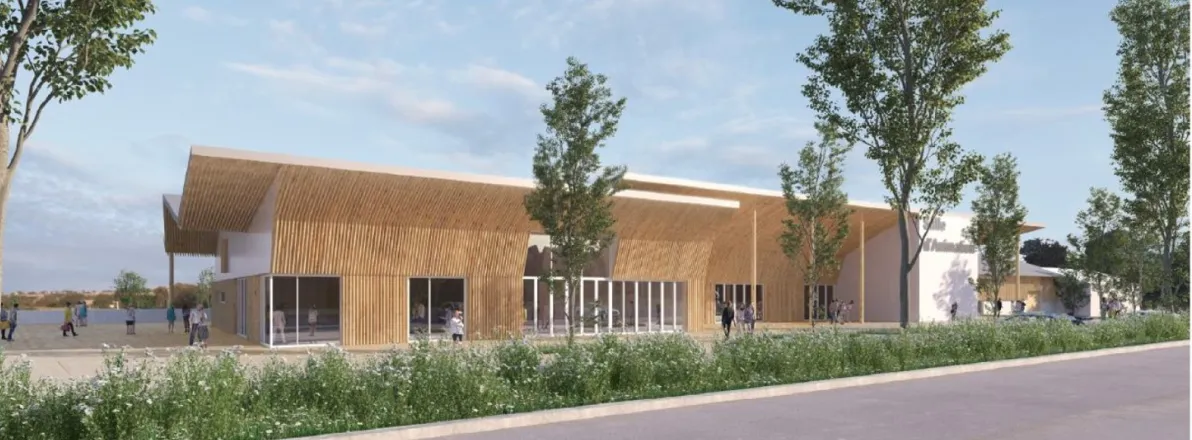 Centre économique, d'animation, social et culturel | Baraqueville (12) - Logo