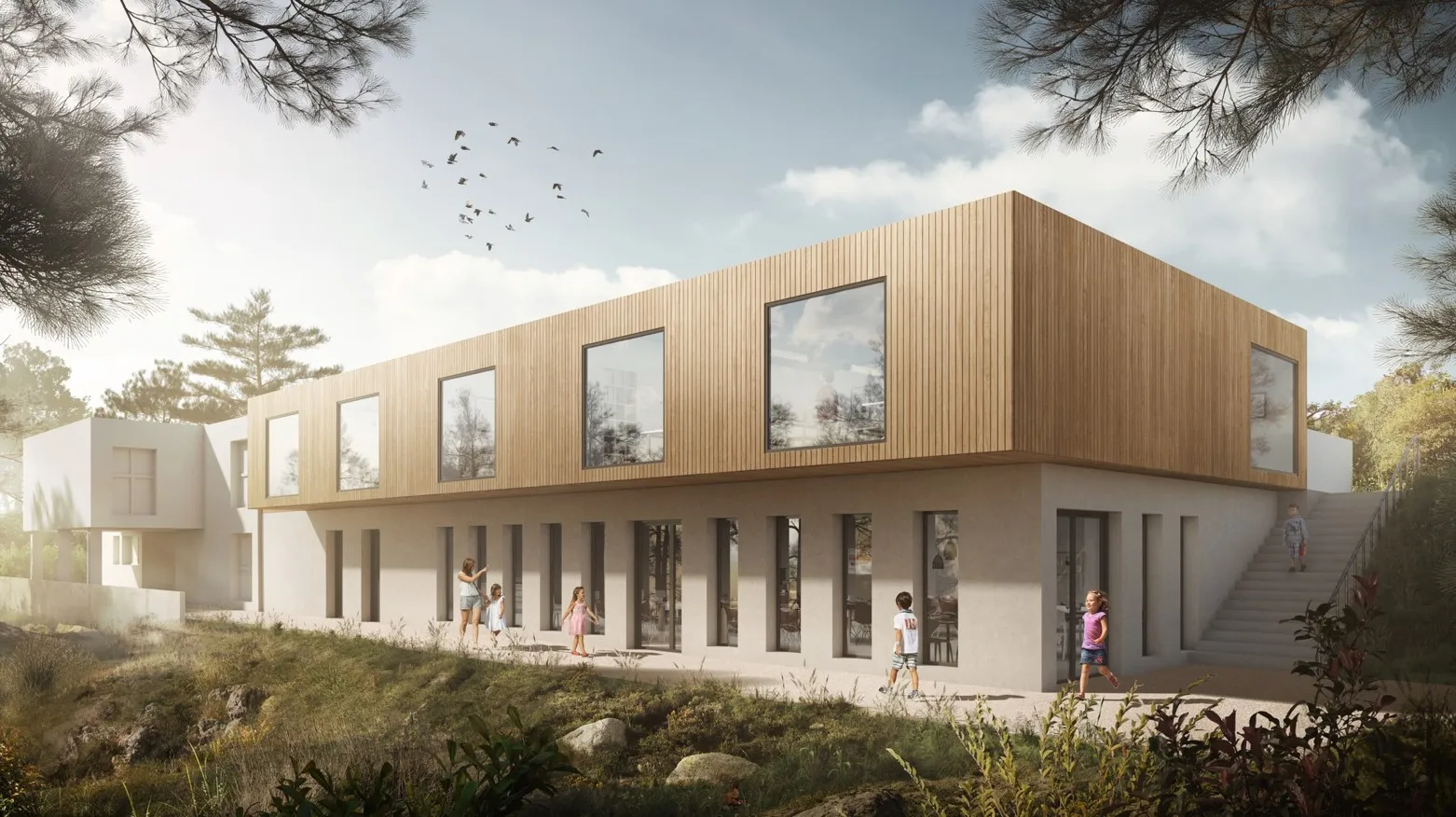 Restaurant scolaire et 2 salles de classes | Clapiers (34) - Logo