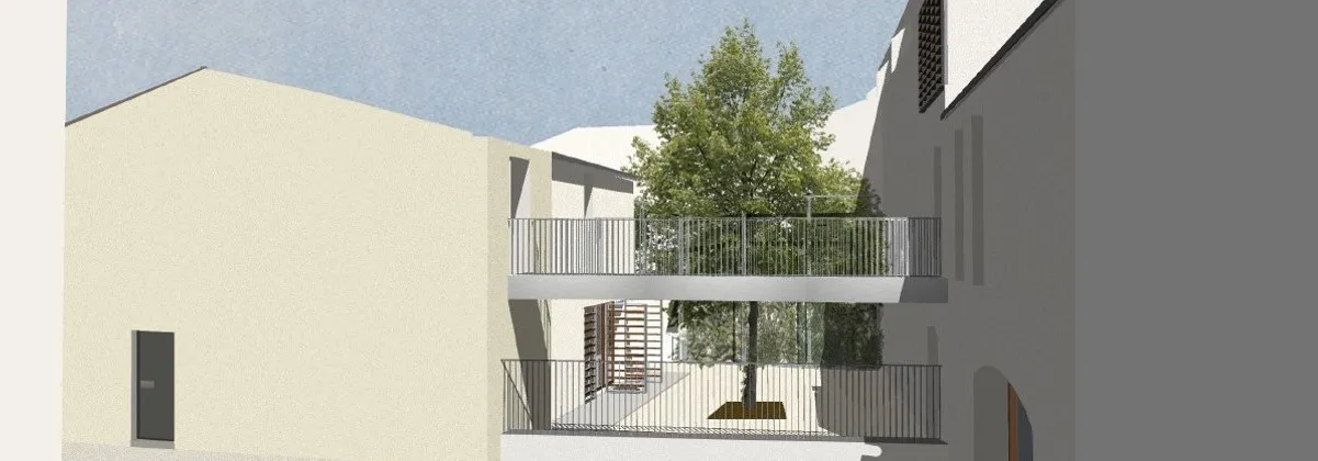 Médiathèque et îlot attenant | Valergues (34) - Logo