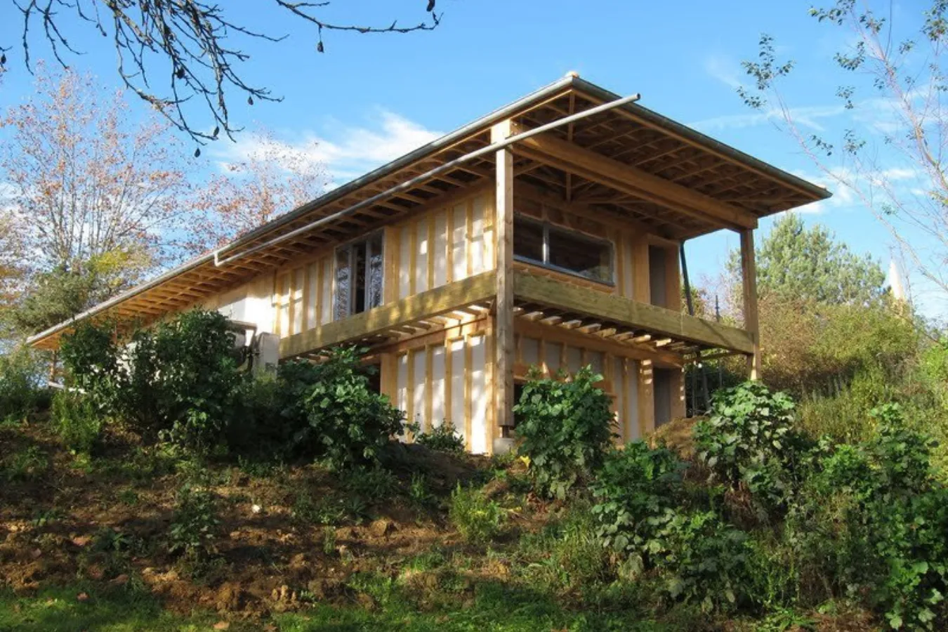 Maison individuelle BBC en ossature bois et béton de chanvre | Saint-André (31) - Logo