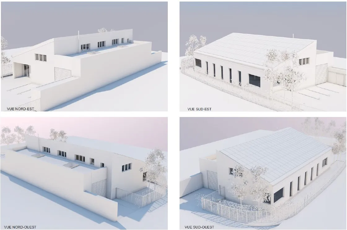 Axonométrie du projet