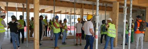 Retour sur | Visite de chantier BDO du groupe scolaire Barigoude