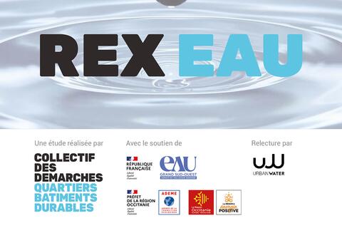 PUBLICATION "REX EAU"| 5 fiches pratiques pour une meilleure gestion de l’eau sur les territoires | Collectifs des démarches Quartiers Bâtiments Durables