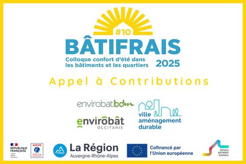 BâtiFRAIS 2025 - Lancement officiel de l'Appel à Contributions