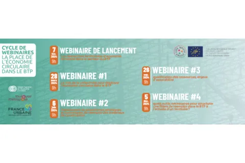 Replay | Cycle de webinaires sur les enjeux de l'économie circulaire dans la filière BTP