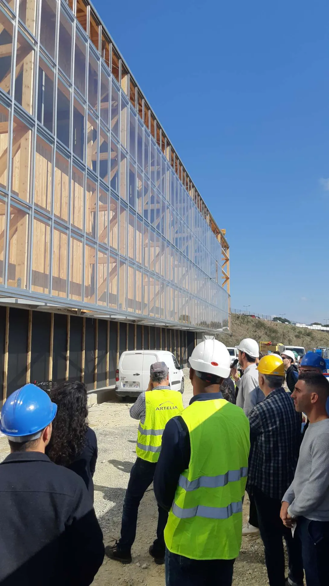 La partie basse de la façade sud sera vitrée