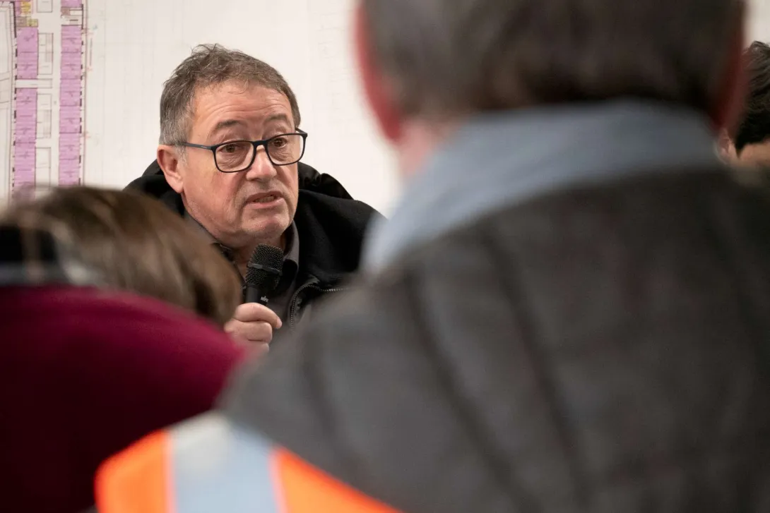 L'architecte Jean-Pierre Rambourdin (CRR) explique les choix opérés par la maîtrise d'oeuvre