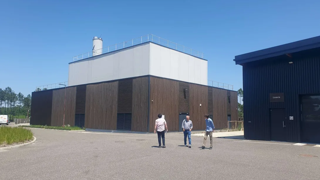 Center Parcs LDG - Le bâtiment de la chaufferie biomasse