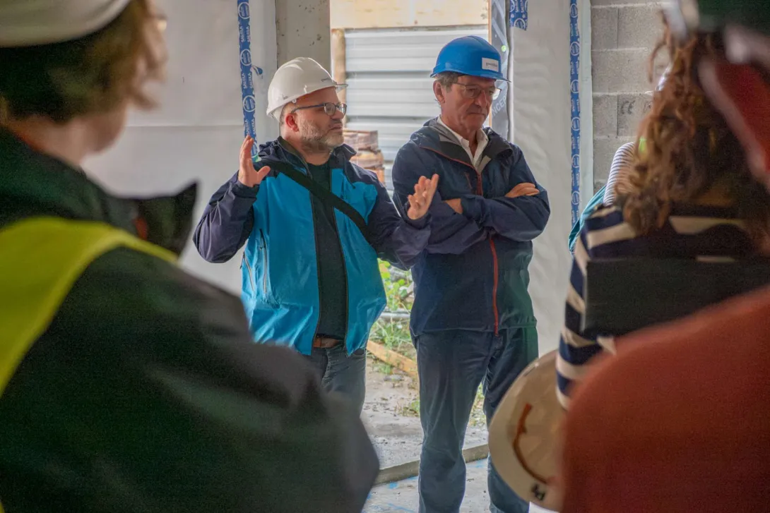 Pendant toute la phase de conception, les futurs habitants ont été en co-maîtrise d'ouvrage avec le bailleur