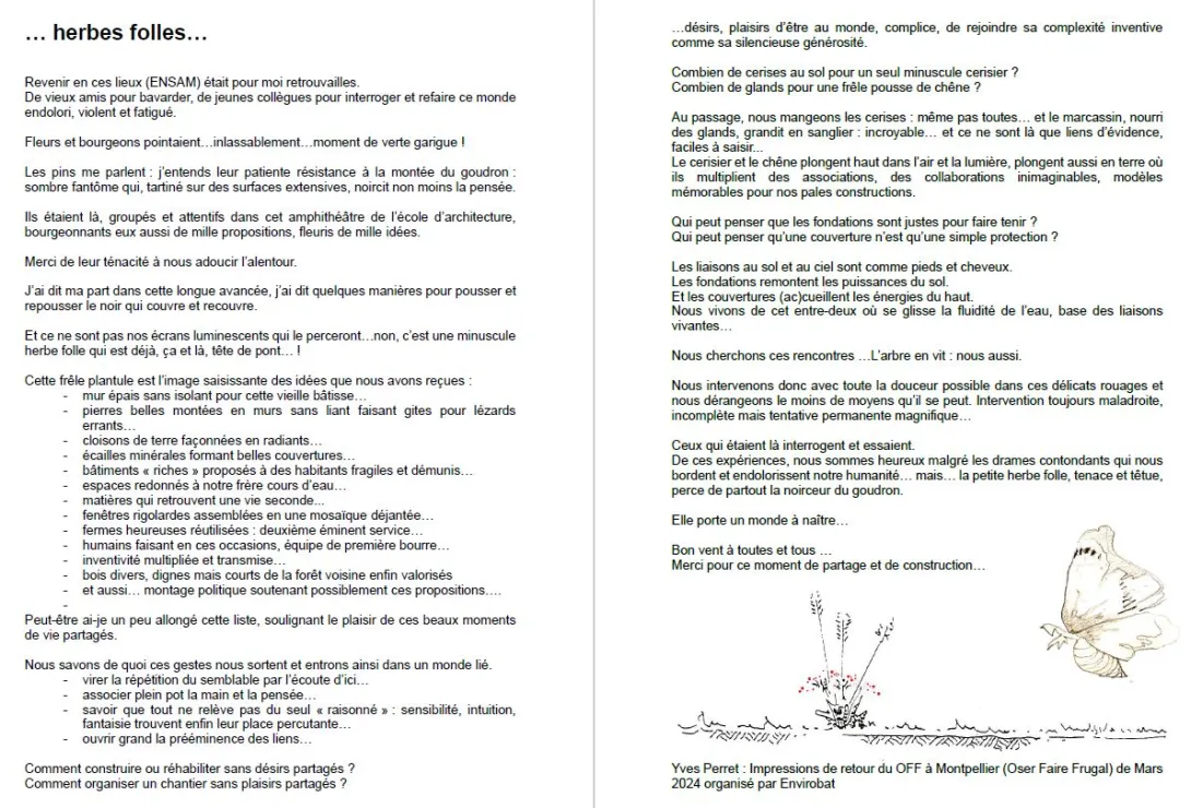 Impressions de retour du OFF à Montpellier