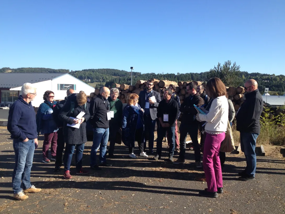 Scierie Falcon | Groupe en visite