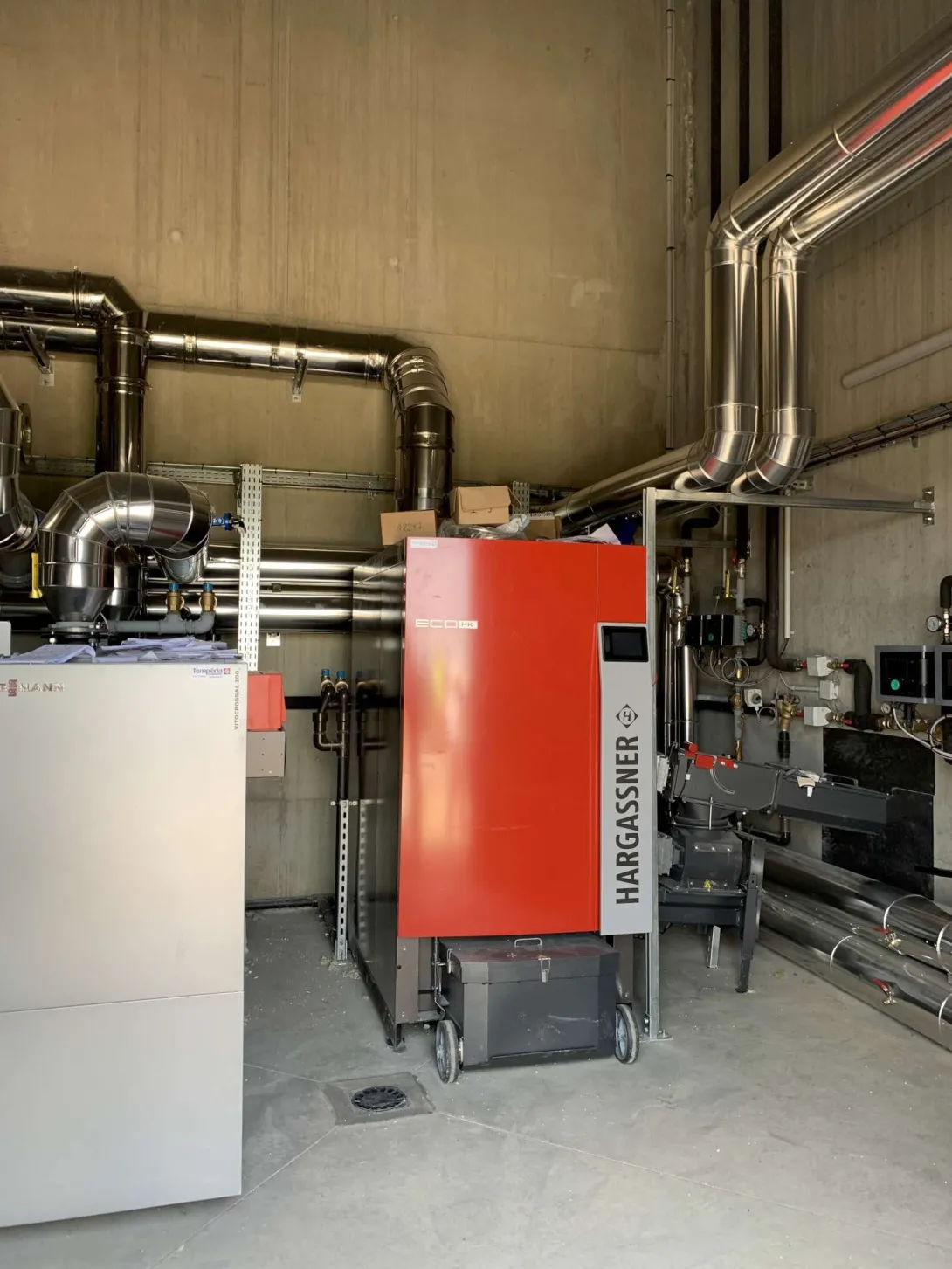 La chaufferie mixte bois-gaz 