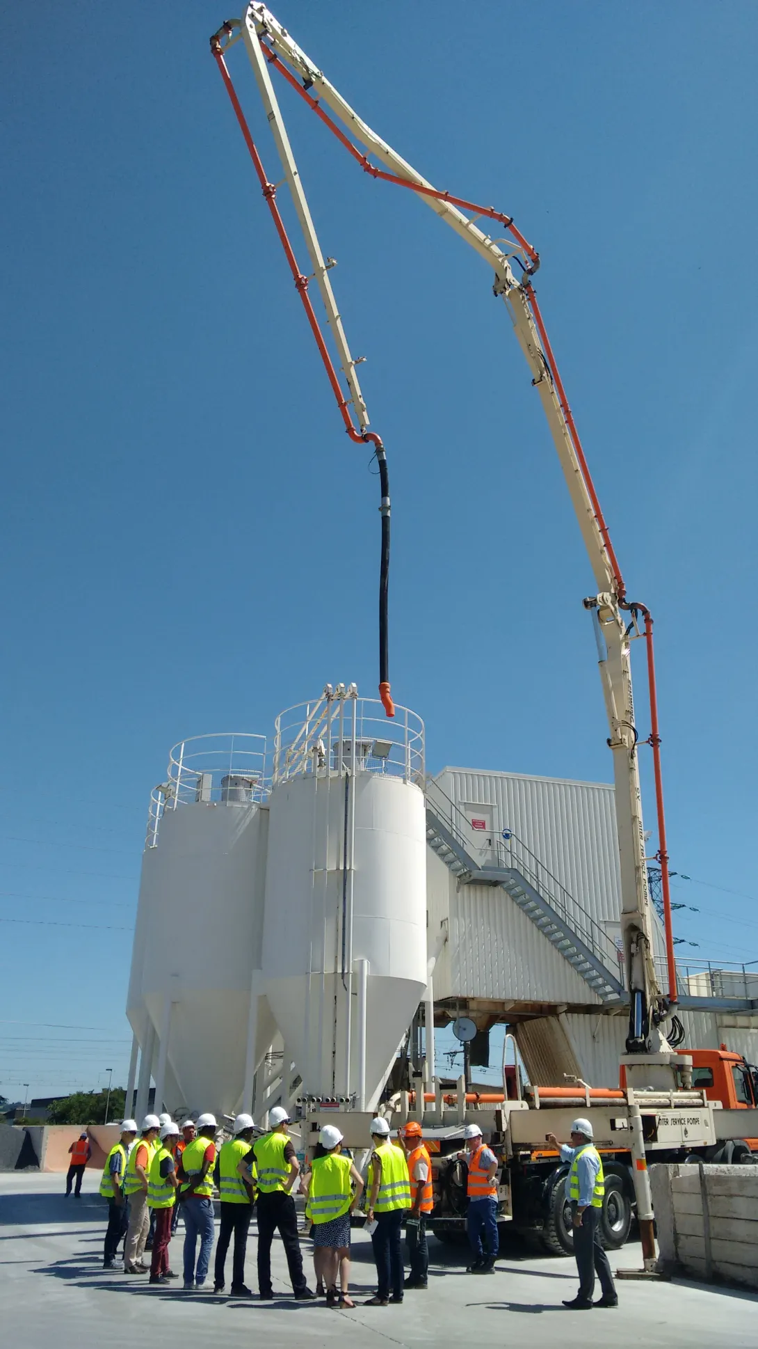 Usine Cemex à Toulouse : pompe