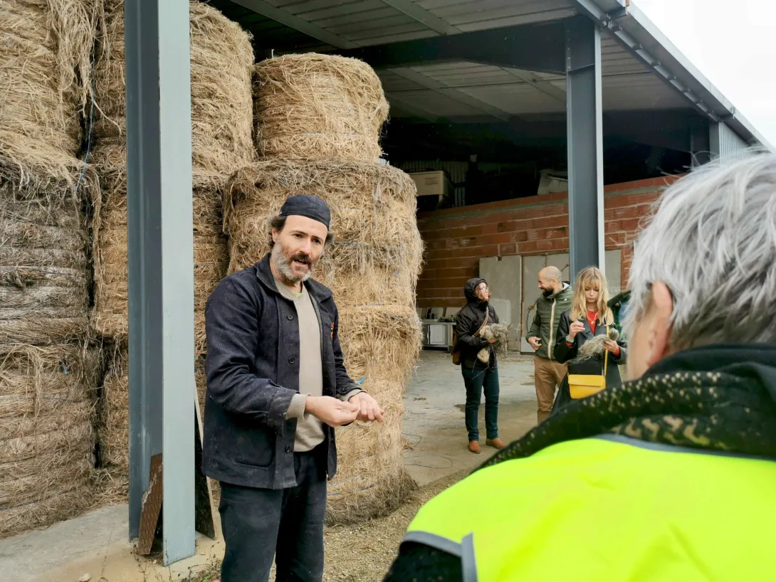 Julien Bonnet, responsable de la chanvrière Virgocoop