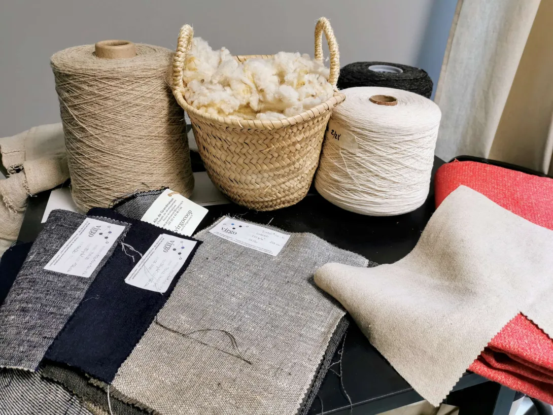 Les fils de chanvre servent à la confection de divers textiles