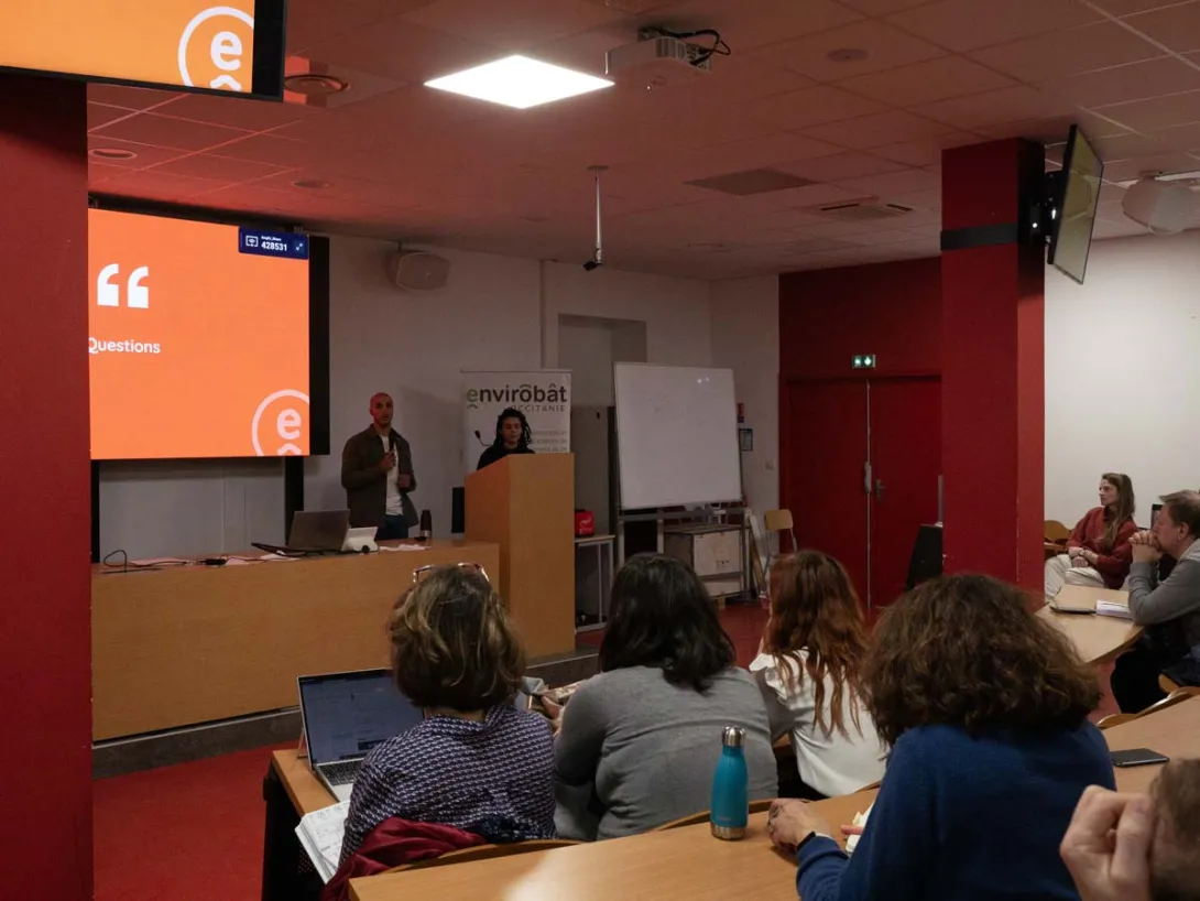 Théo Giscard, du CEREMA est intervenu sur les impacts du bruit sur la santé