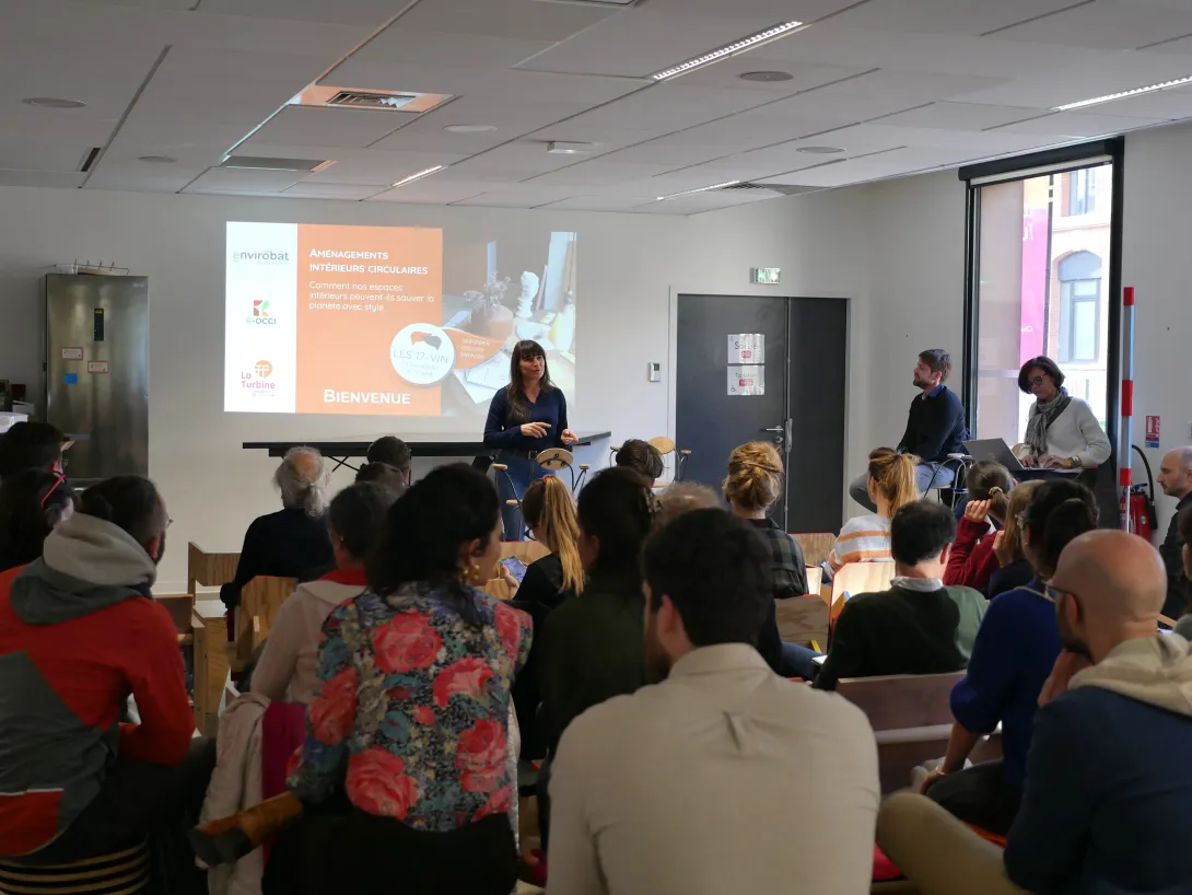 Illona PIOR, directrice d'Envirobat Occitanie introduit l'après-midi