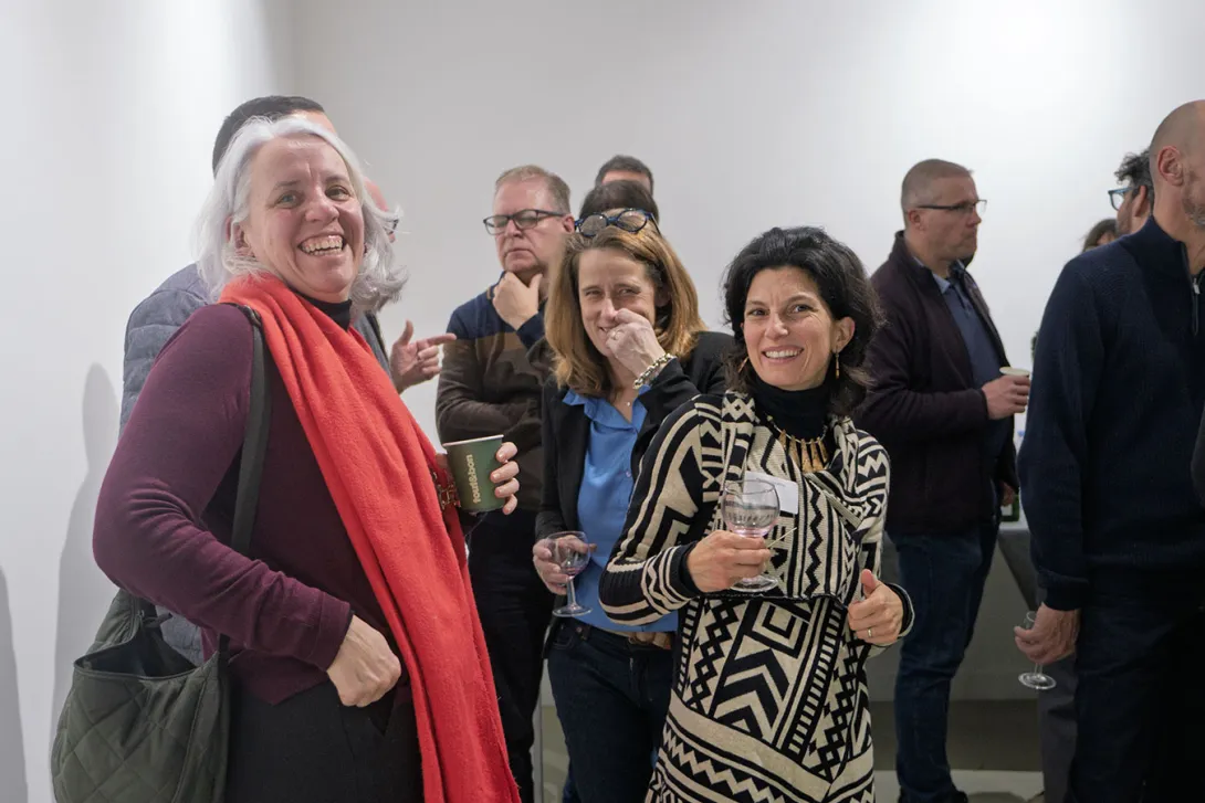 Après les pitchs, place à la convivialité