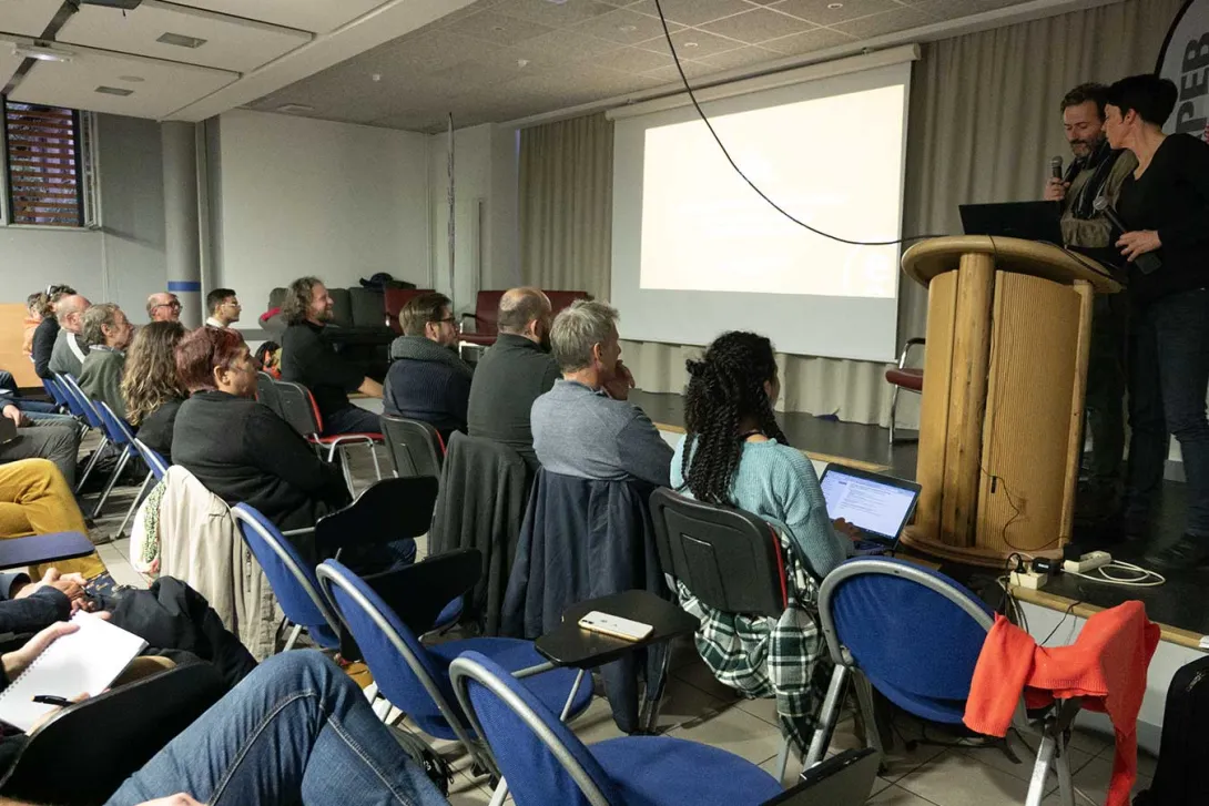 Après une introduction par Envirobat Occitanie, les différents acteurs peuvent commencer leurs présentations