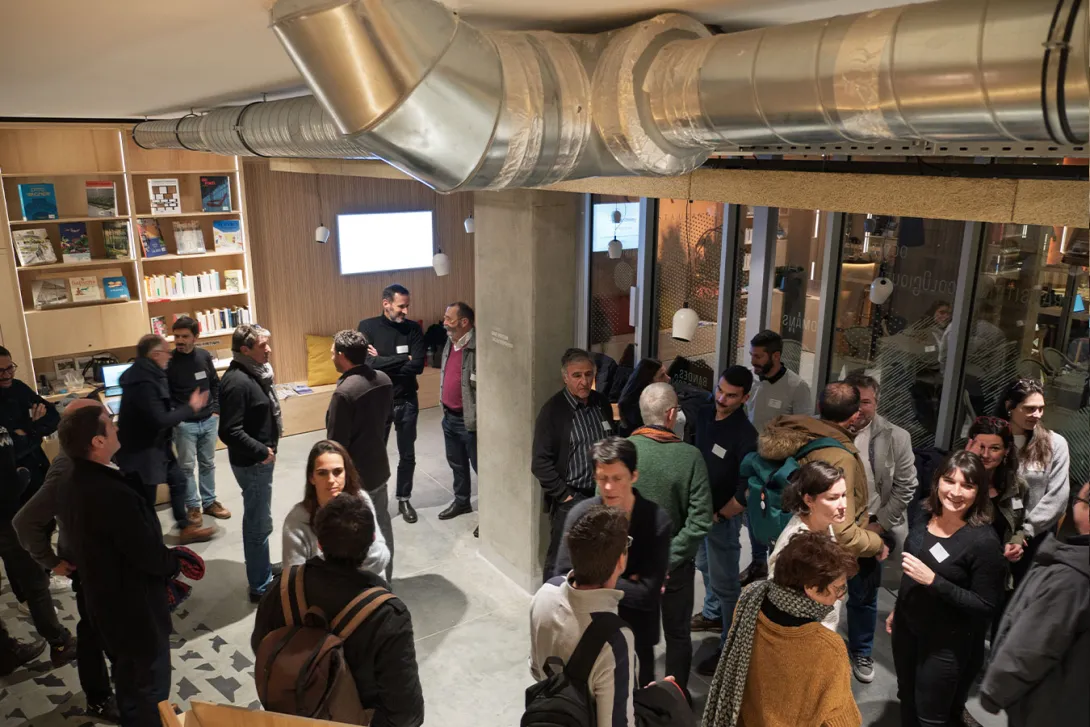 40 personnes sont venues trinquer à la nouvelle année !