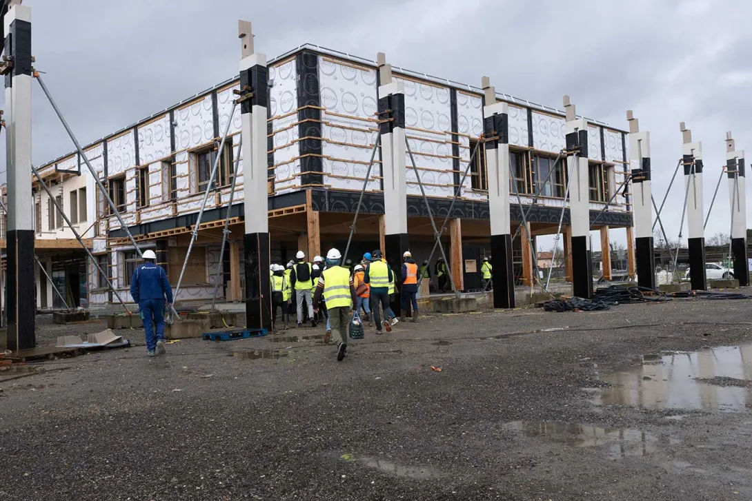 Vue extérieure du bâtiment principal