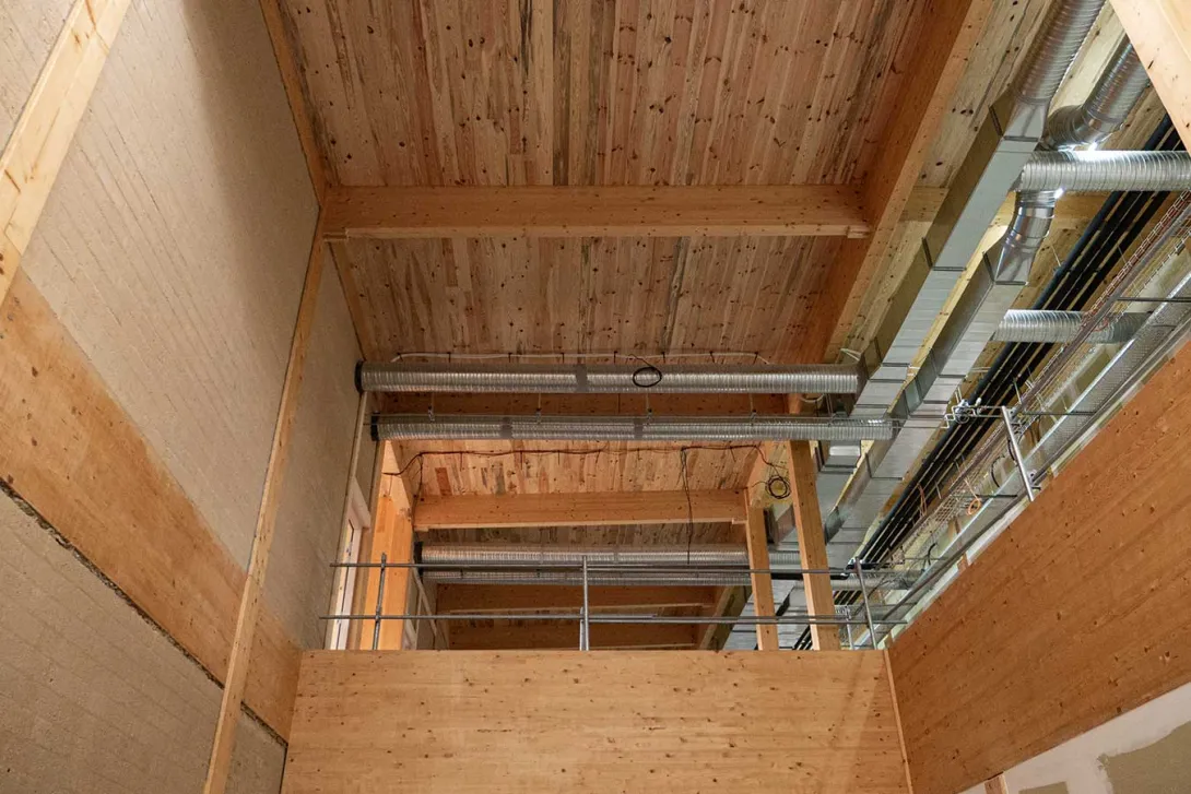 Le projet fait la part belle au bois