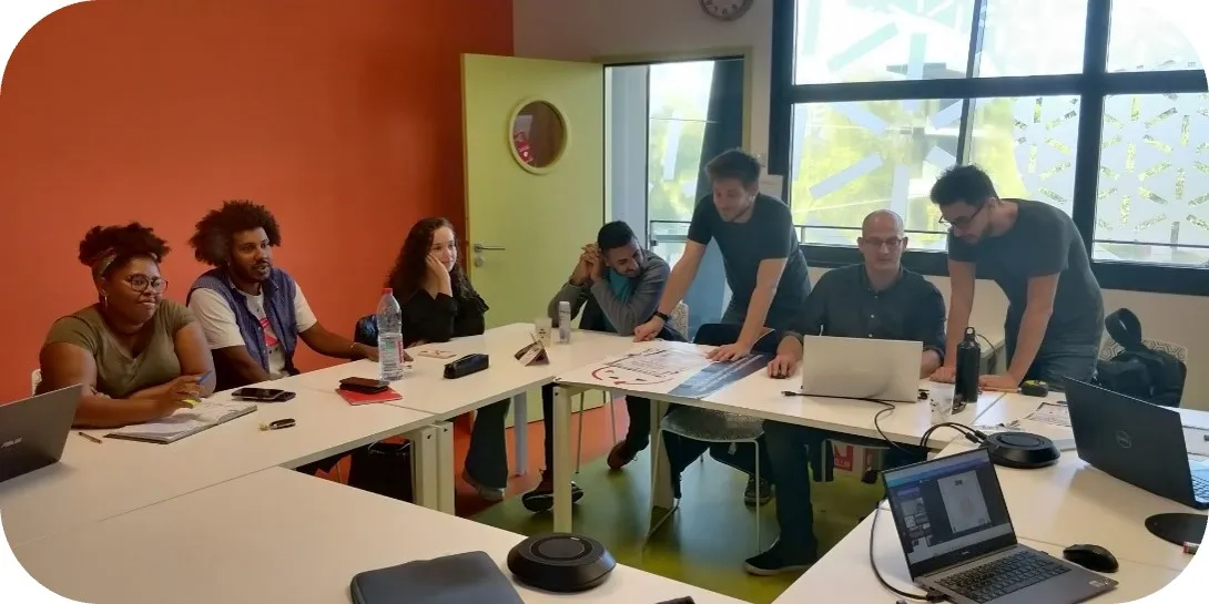 Atelier réemploi avec les habitants du quartier
