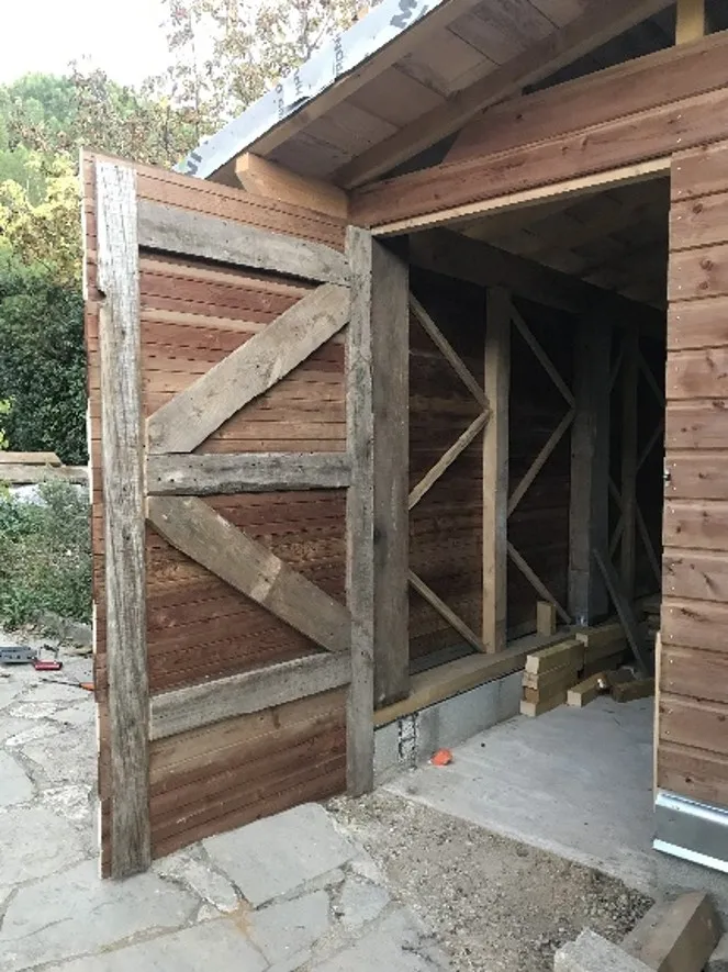 détail constructif porte
