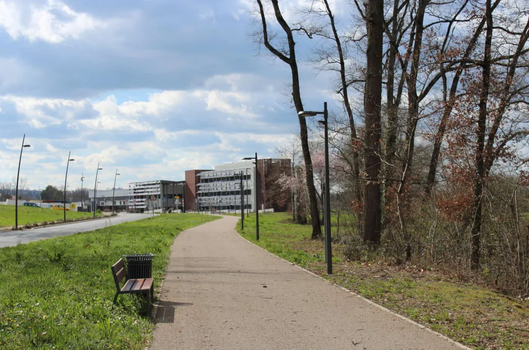 11. Cheminements doux participant à l'aménagement de la ZIR